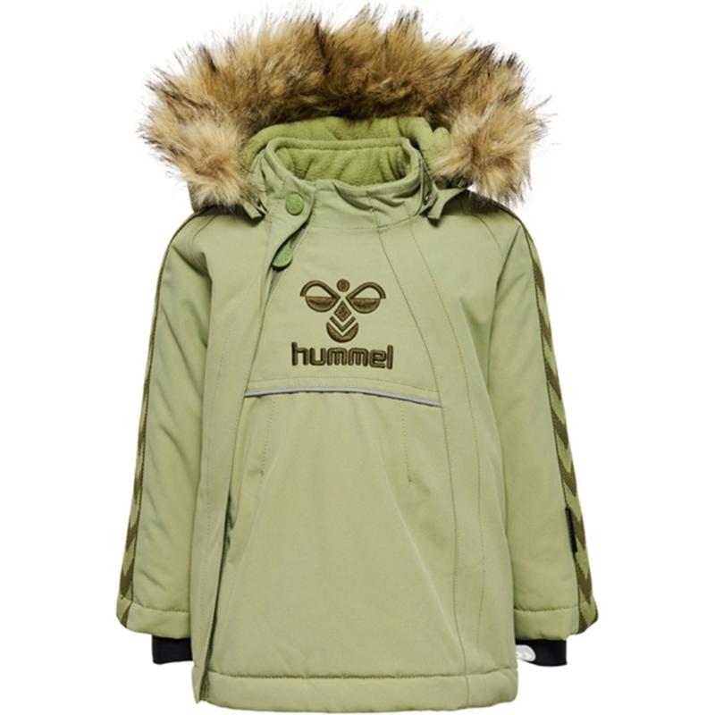 Hummel Jessie Tex Jakke i Oil Green - Vandafvisende Design