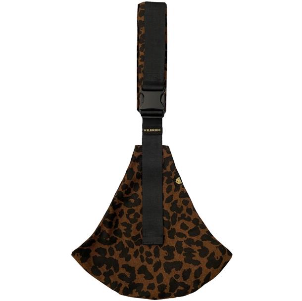Stilfuld brun leopard bæresele fra Wildride - Køb nu!