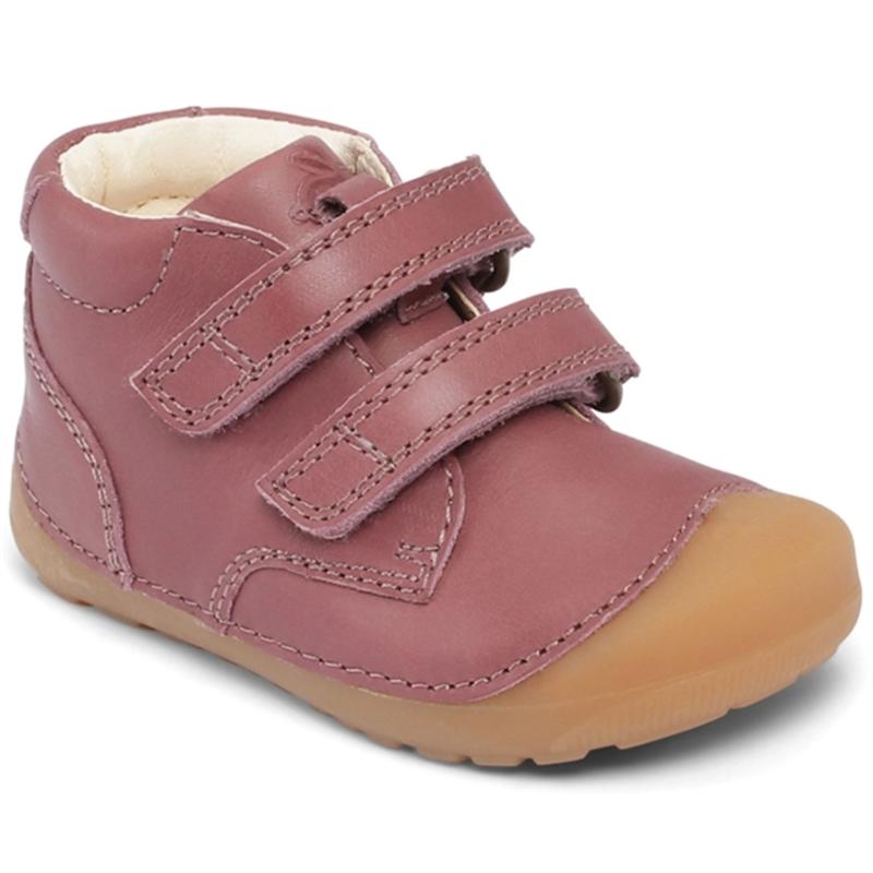 Begyndersko Petit Velcro Mørk Rosa - God støtte til små fødder