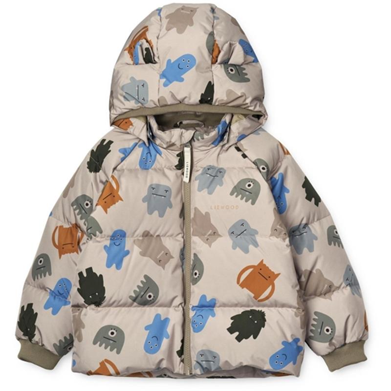 Polle Puffer Jakke i Monster Koala Design fra Liewood