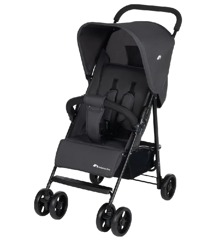 Foggy Mineral Graphite Klapvogn – Perfekt til Familieture