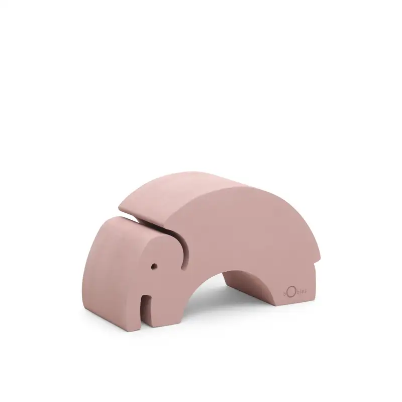 bObles Elefant S 16 - Aktivitetslegetøj i Vintage Rose