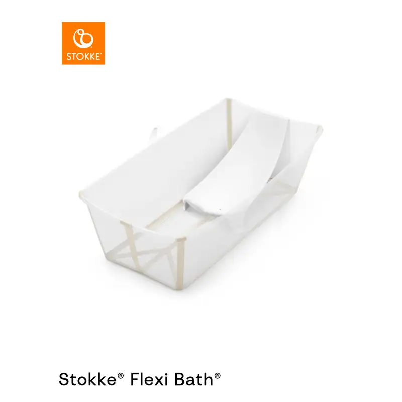 Stokke® Flexi Bath® X-Large Bundle – Sand Beige Tilbud!
