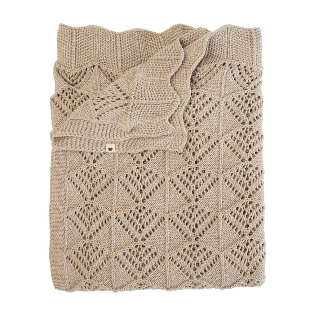 Organic Wavy Babytæppe (one Size) fra Bibs
