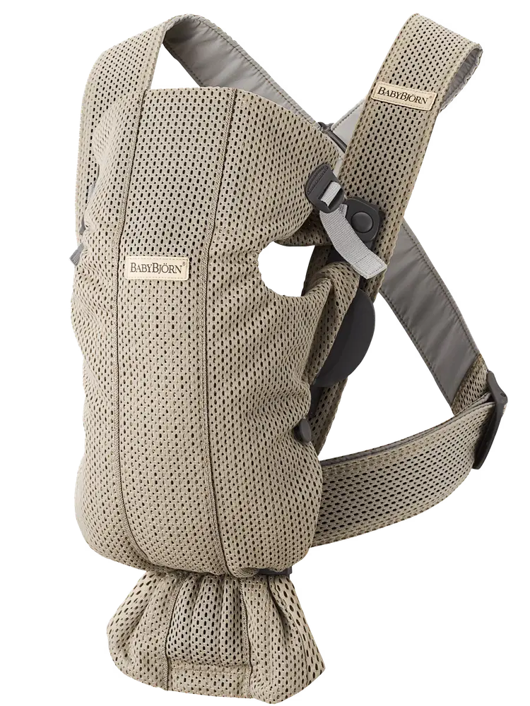 Bæresele Mini   3d Mesh, Grå Beige fra Babybjörn