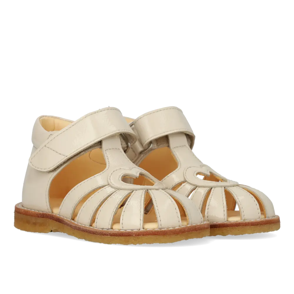 Begynder Sandal Med Hjerte   Clay   24 fra Angulus