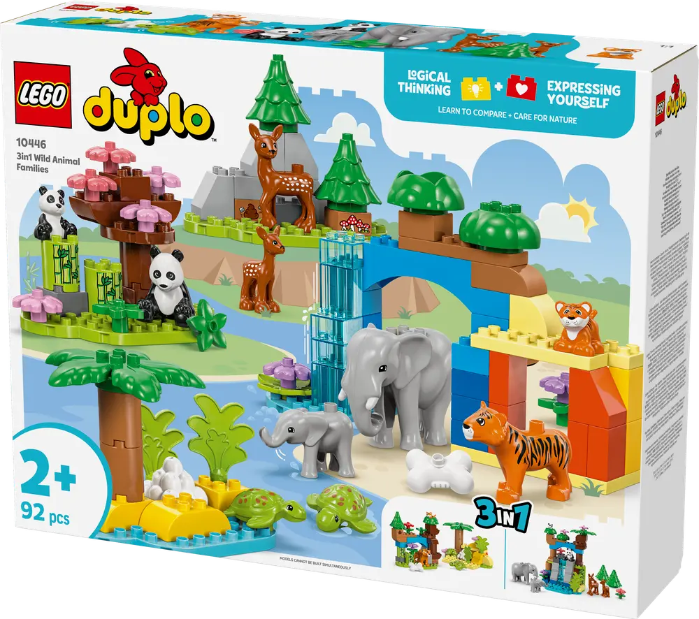 3 I 1 Vilde Dyrefamilier 10446 fra Legoâ®