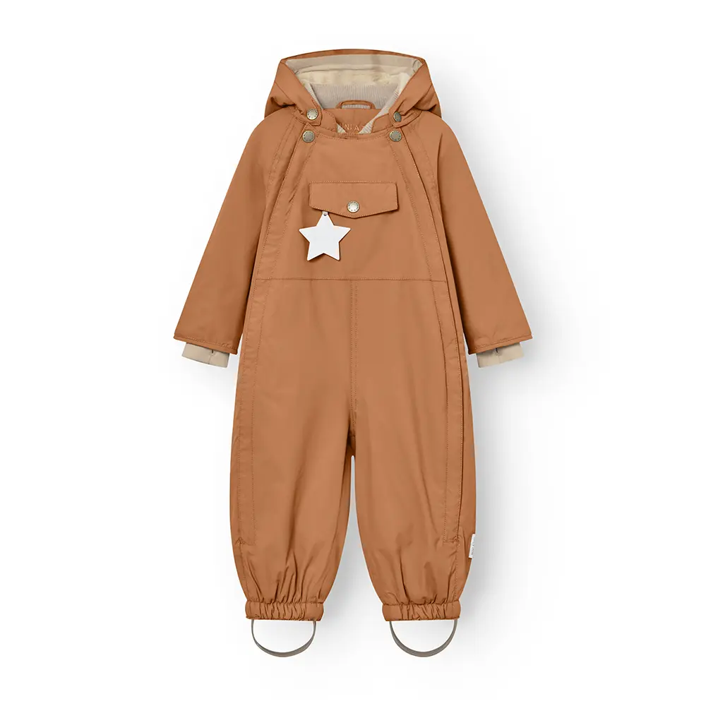 Wisti Fleeceforet Flyverdragt   Pecan Brown   80 fra Mini A Ture