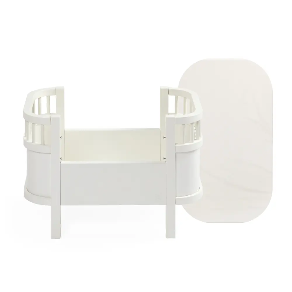 Dukkesengen, Classic White fra Sebra