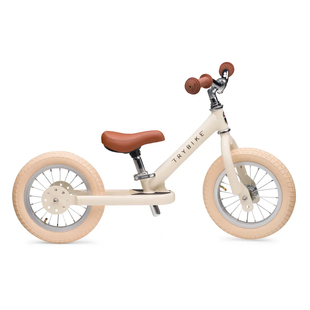Løbecykel, 2 Hjulet, Vintage Creme fra Trybike