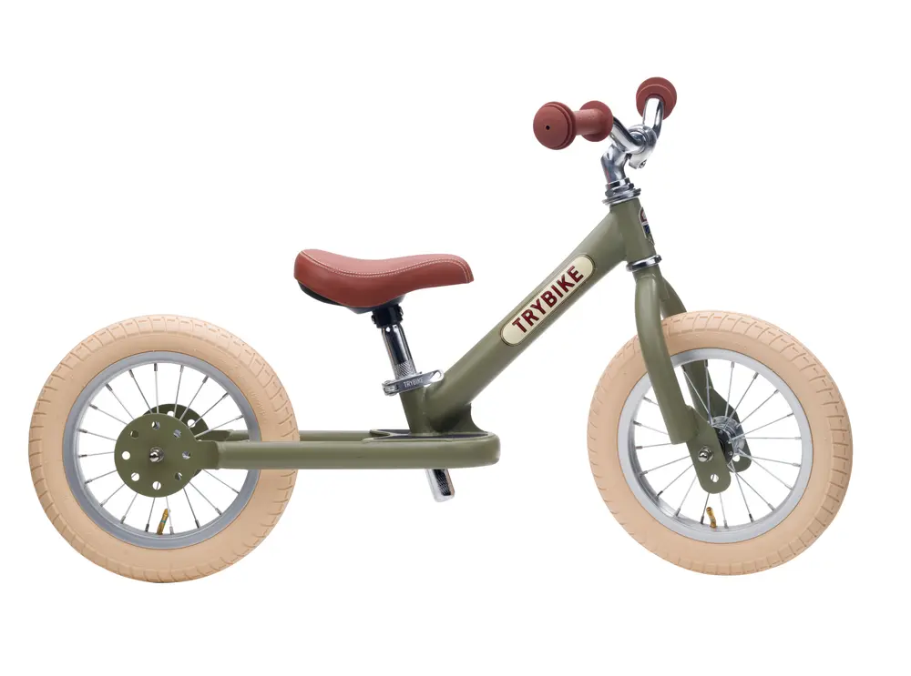 Løbecykel, 2 Hjulet, Vintage Grøn fra Trybike
