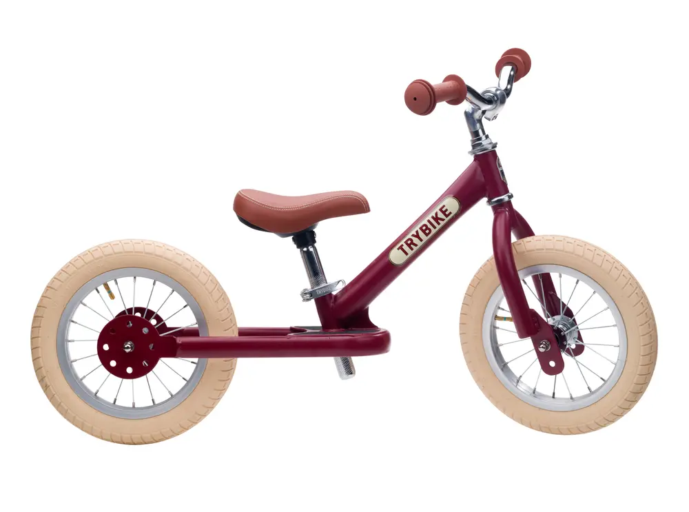 Løbecykel, 2 Hjulet, Vintage Rød fra Trybike
