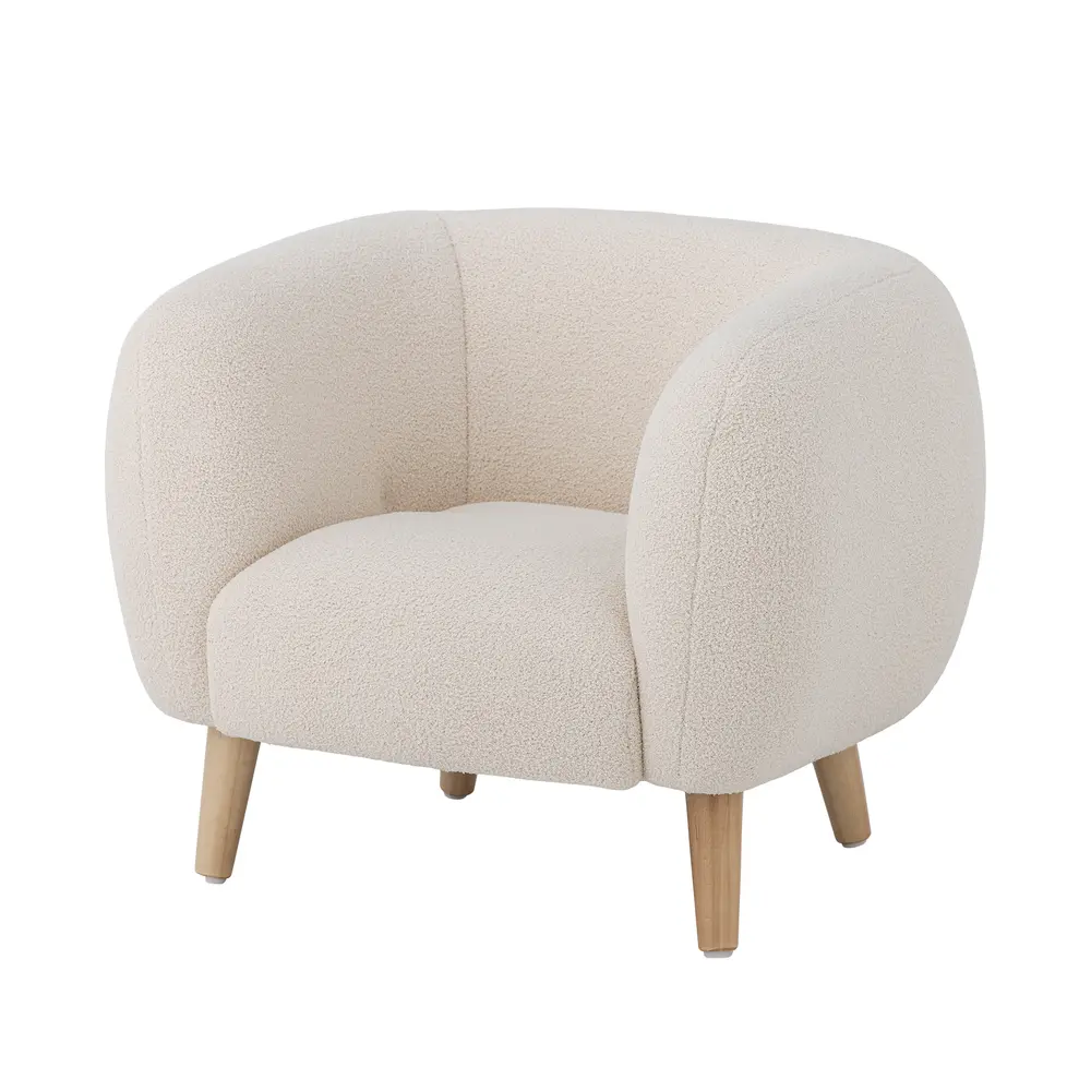 Cade Loungestol, Hvid, Polyester fra Bloomingvillemini