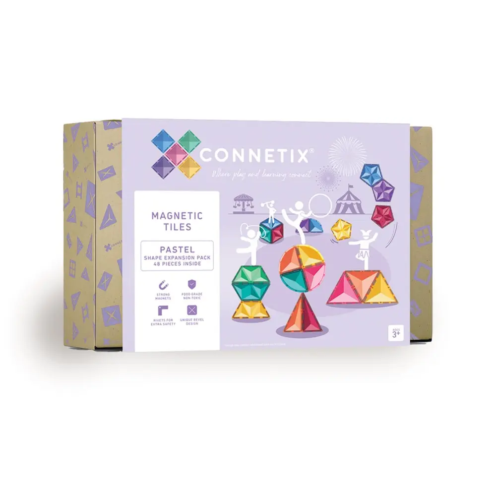 Expansion Pack   Udvidelsessæt 48 Dele   Pastel fra Connetix