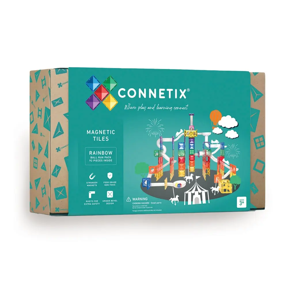 Ball Run   Magnetsæt 92 Dele   Rainbow fra Connetix