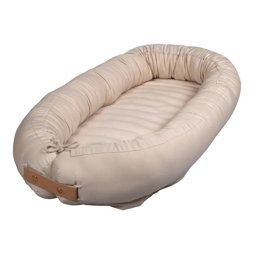 Premium Kapok Babynest   Natur fra Filibabba
