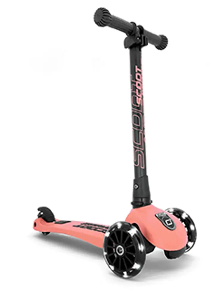 Løbehjul Highwaykick 3 Led Peach fra Scoot And Ride