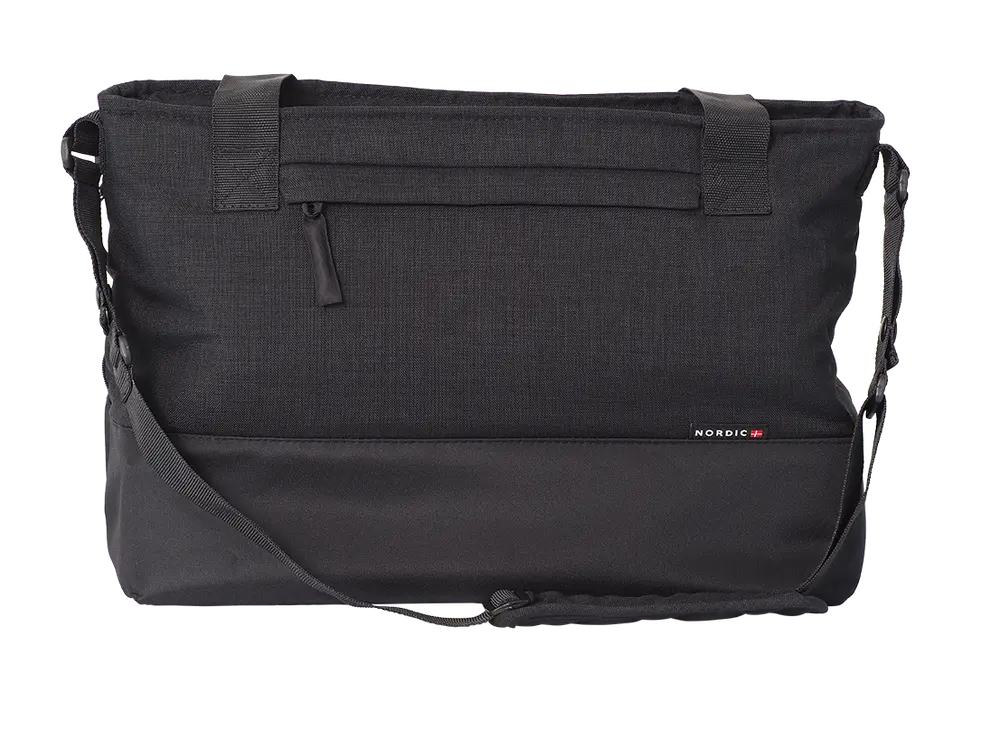 Nordic Pusletaske   Dusty Black fra Basson