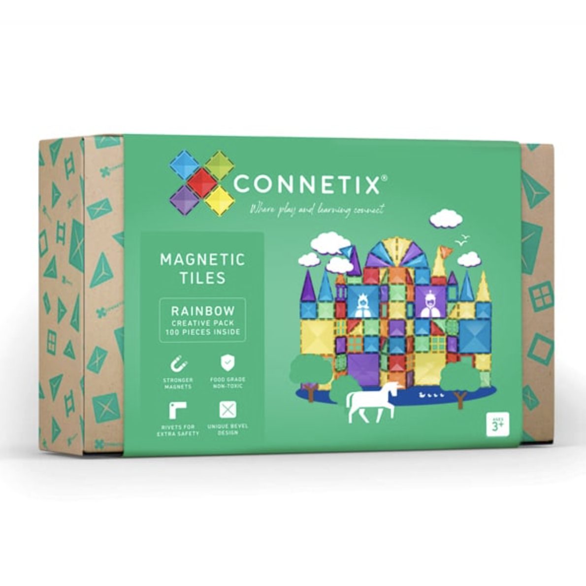  rainbow   100 Dele, Creative Pack fra Connetix