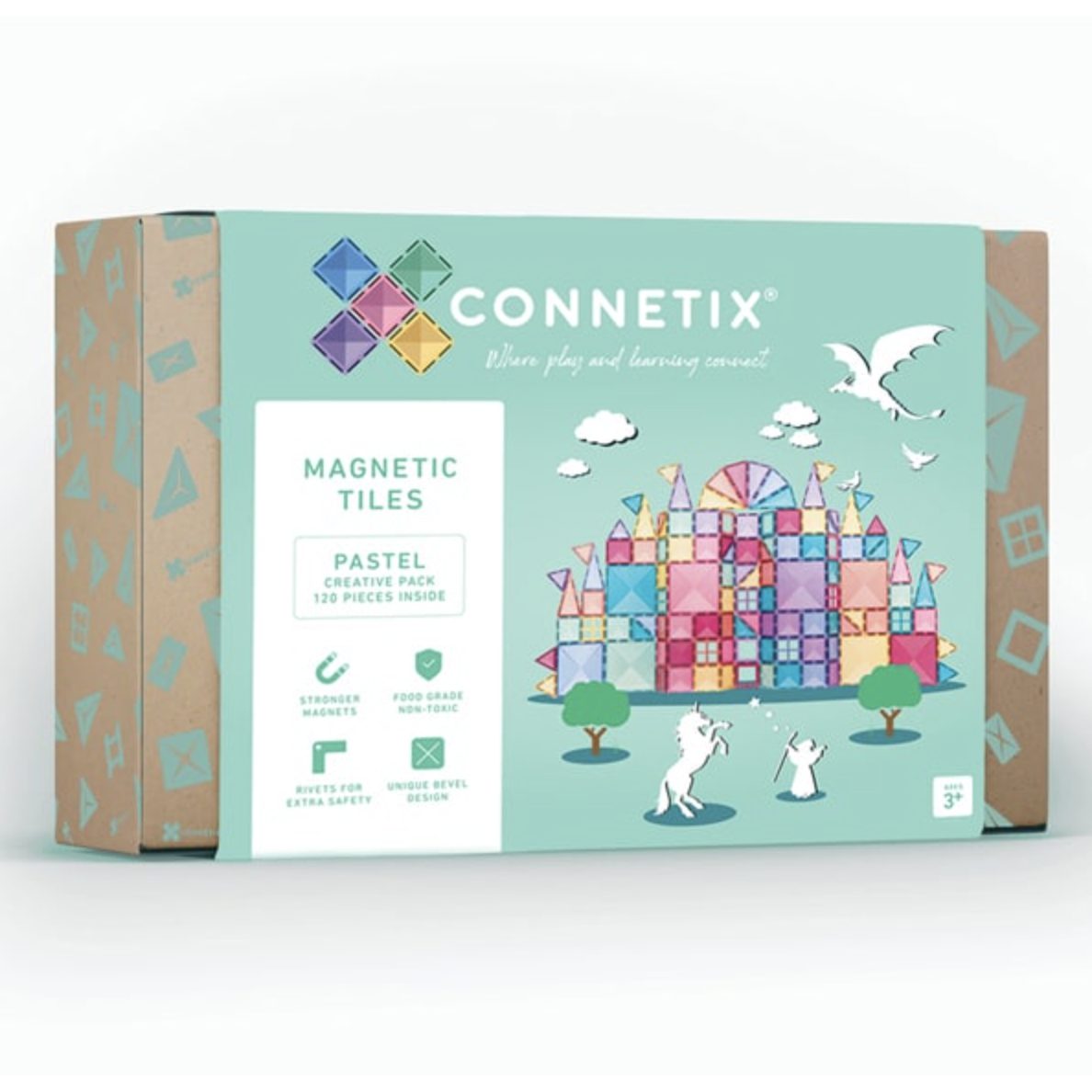 Pastel   120 Dele Creative Pack fra Connetix