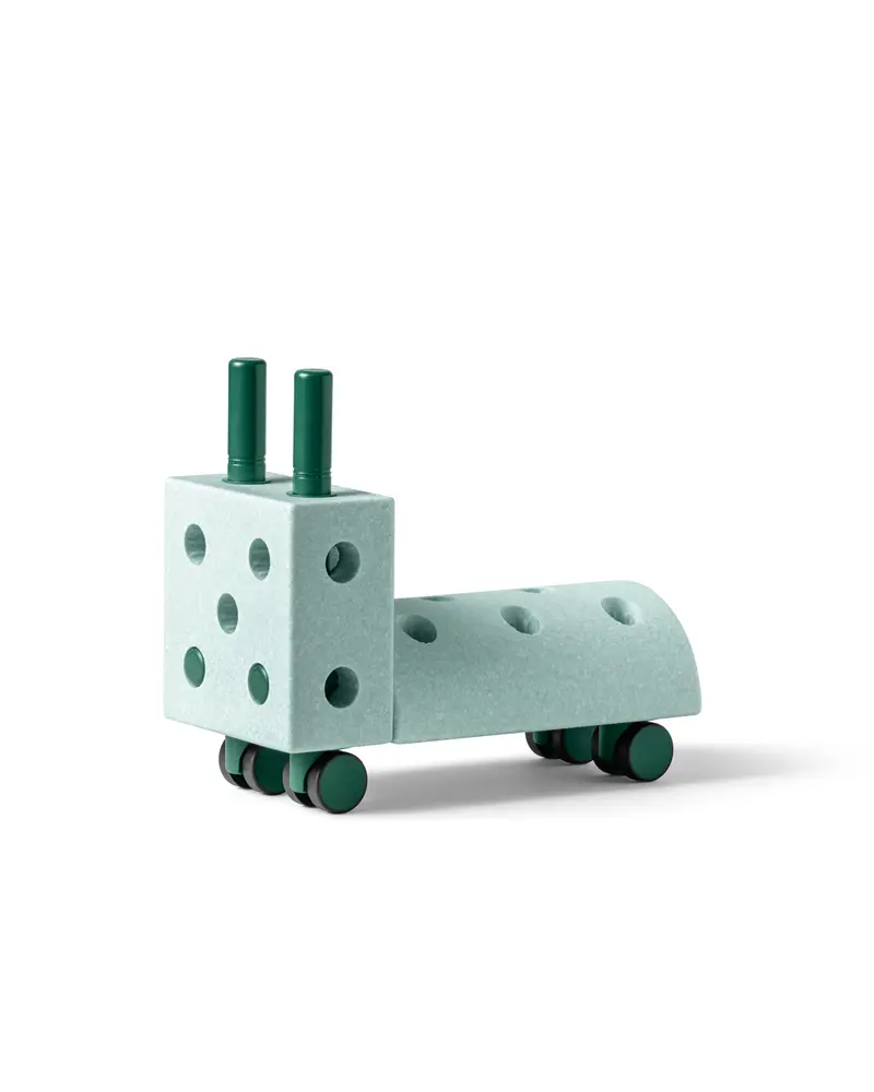 Tiny Ride Ocean Mint   Forest Green fra Modu