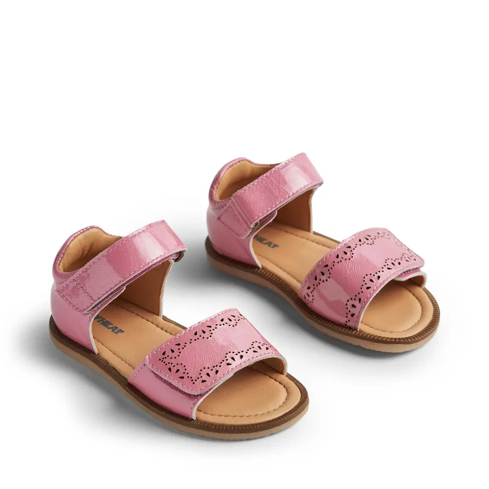 Molli Lak Sandal   Pink   25 fra Wheat