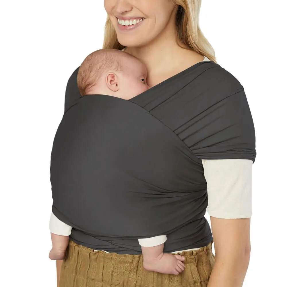 Aura Strækvikle   Soft Black fra Ergobaby