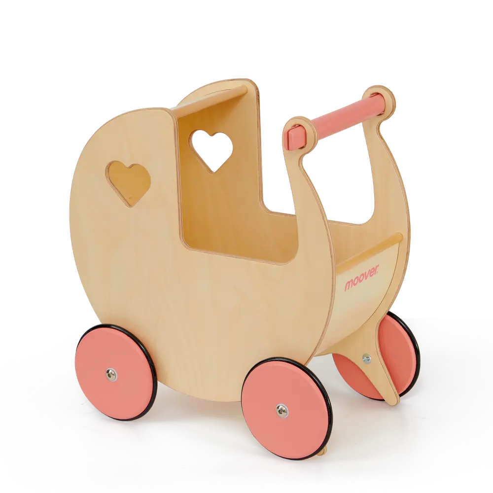 Luksus Dukkevogn Naturlig fra Moover Toys