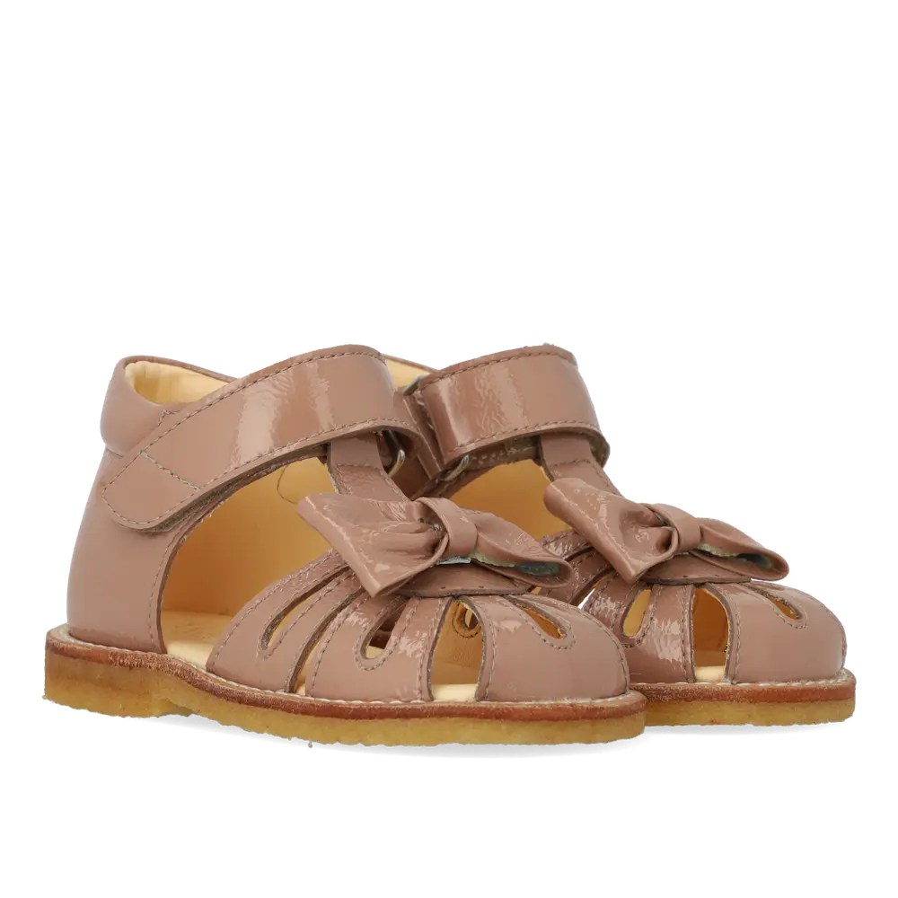 Begynder Sandal Med Sløjfe Og Velcro Lukning   3289   21 fra Angulus