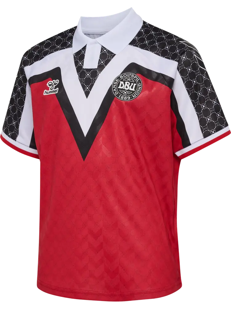 Dbu Rotate Hjemmebane T Shirt Ss   Tango Red   140 fra Hummel