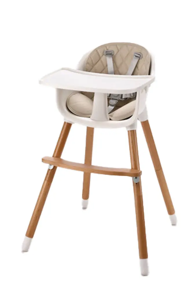 2 I 1 Højstol   Beige fra Bekids