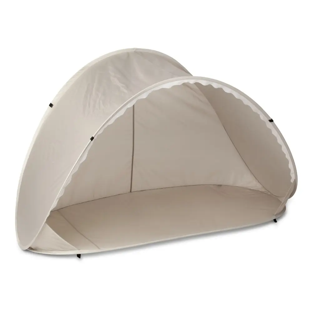 Strandtelt Family   Pop Up   Oyster Grey   Uv50+ fra Vanilla Copenhagen