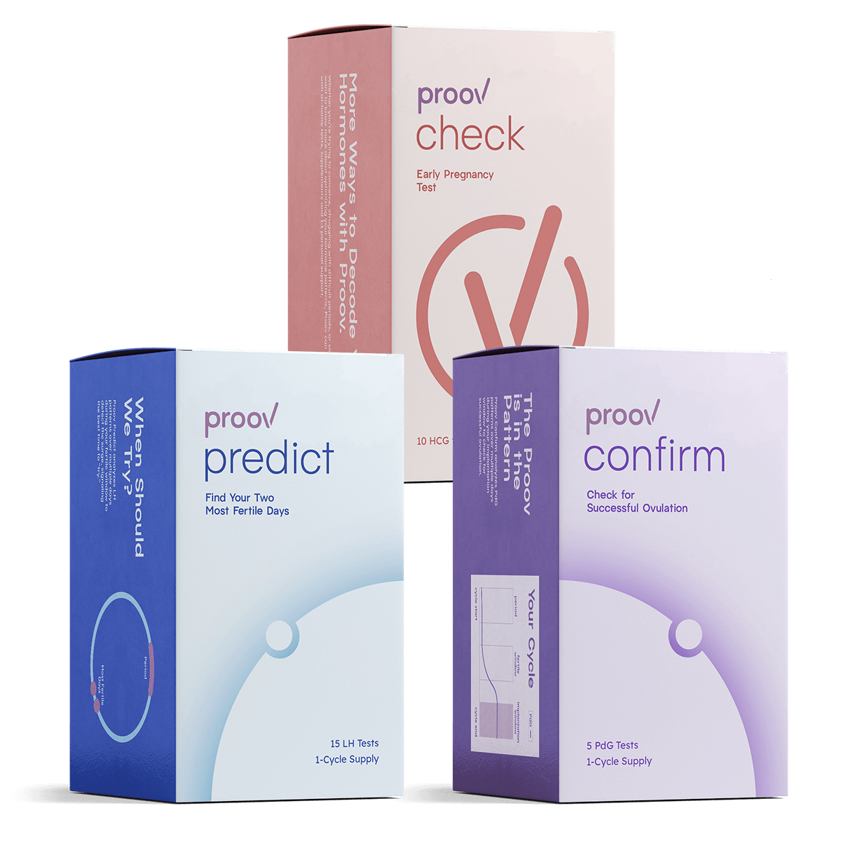 Proov Predict, Confirm & Check Bundle fra Babyplan