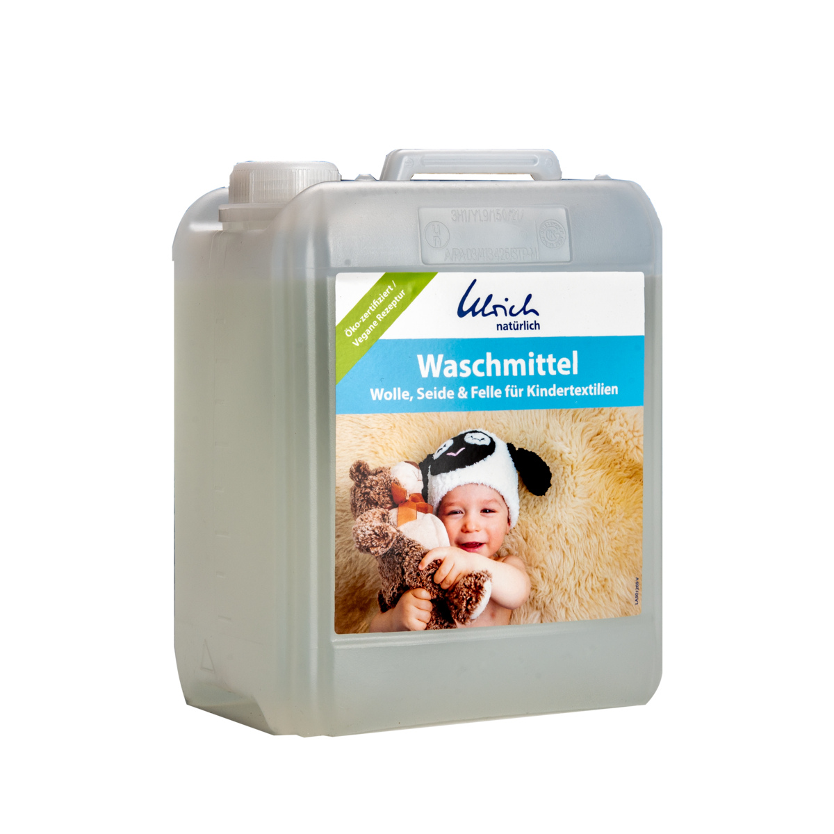 Vaskemiddel Til Uld, Silke Og Pels Til Børnetøj Uden Lanolin   5 L   økologisk fra Ulrich Natürlich