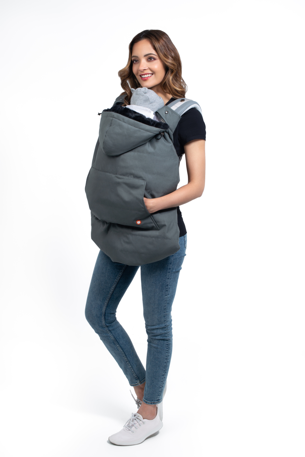 Bærecover   Vinter   Grey Black fra Wombat & Co
