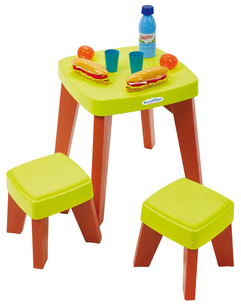 Picnic Bord Og Stole Sæt fra Ecoiffier