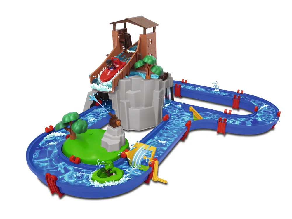 Adventureland 138x88cm Med 57 Dele fra Aquaplay
