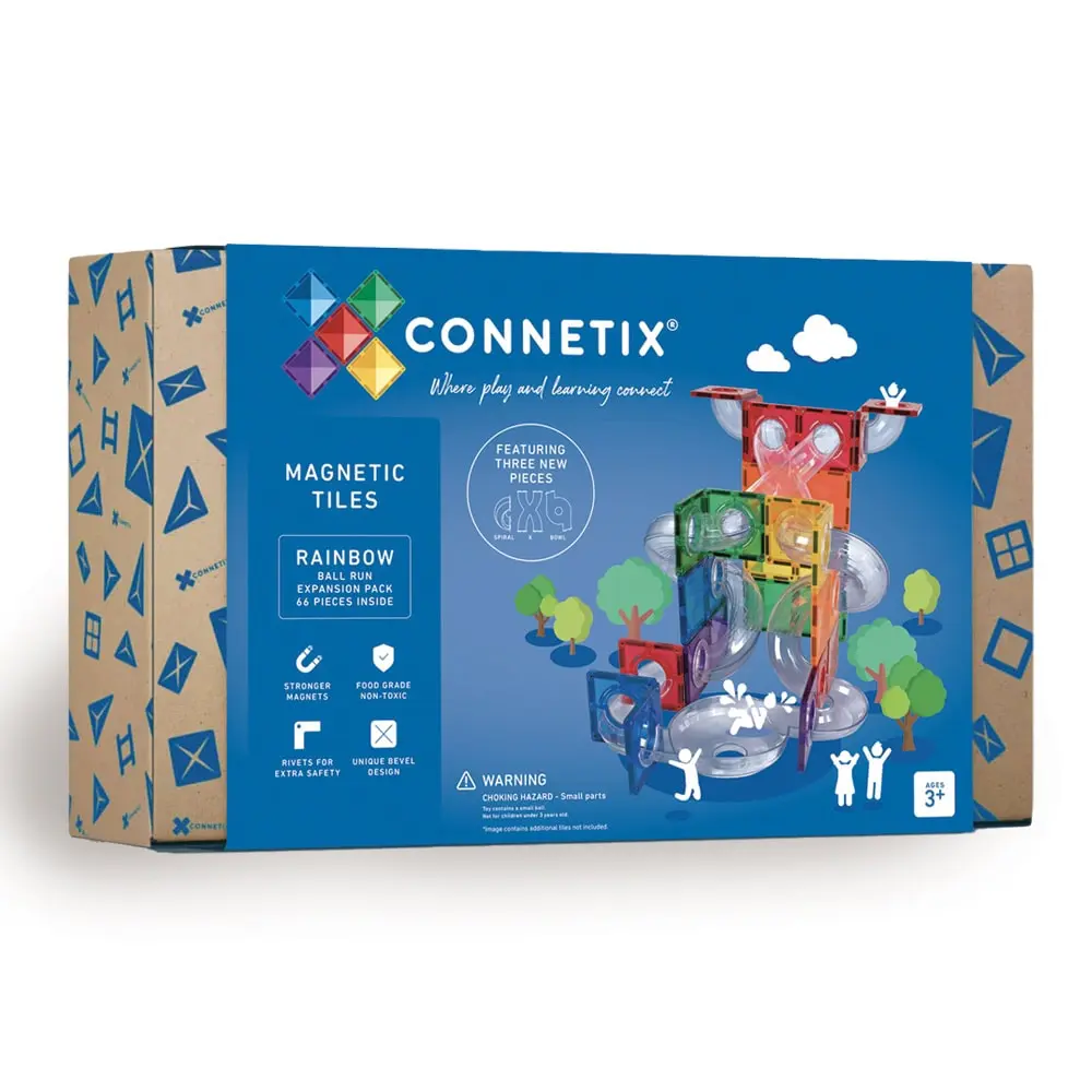 Ball Run Expansion Pak Udvidelsessæt 66 Dl Rainbow fra Connetix