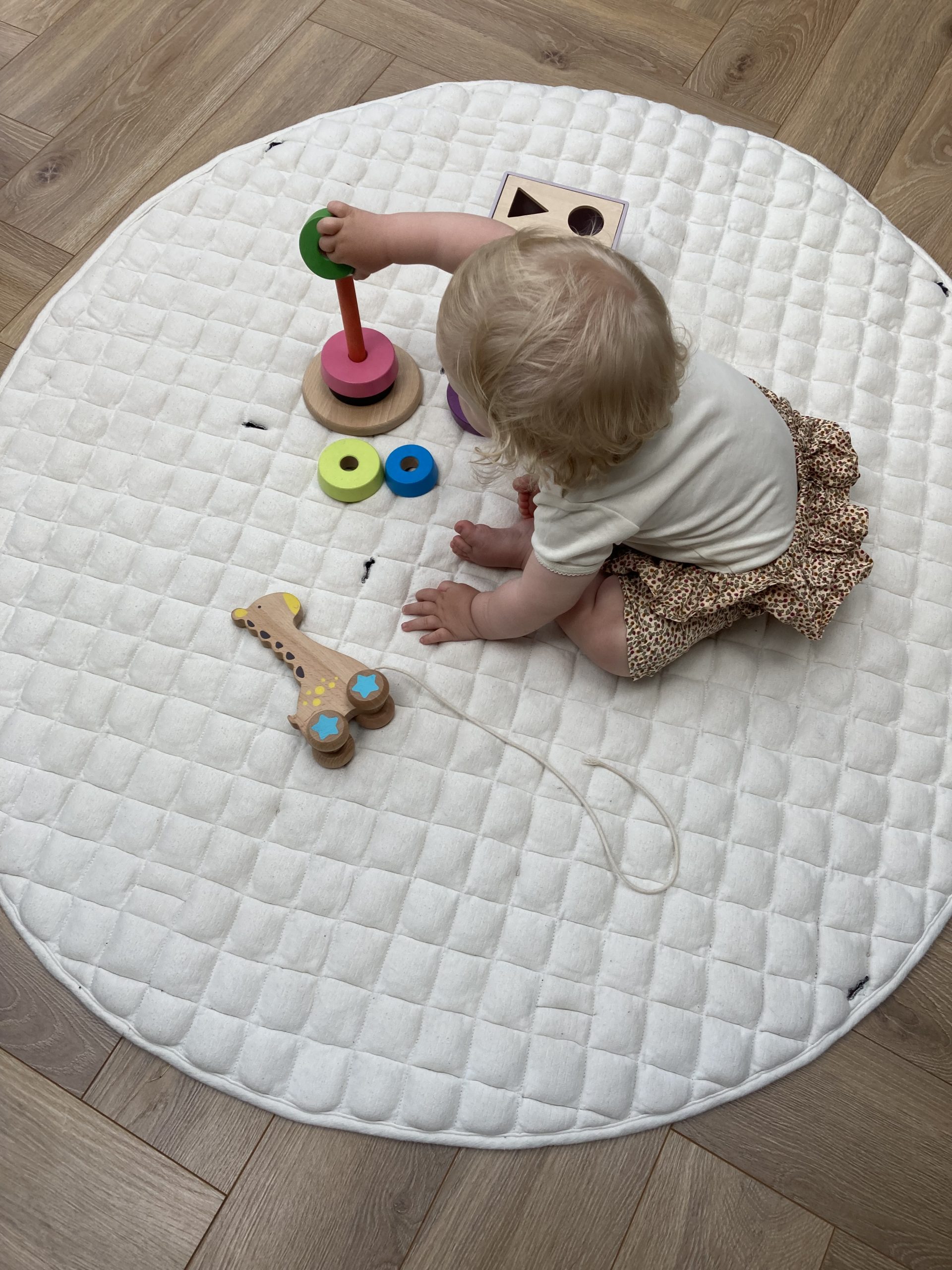 Preeloved  øko Ohanatæppet (5 I 1) Legetæppe, Babynest, Taske Mm. fra Ohana Helmer