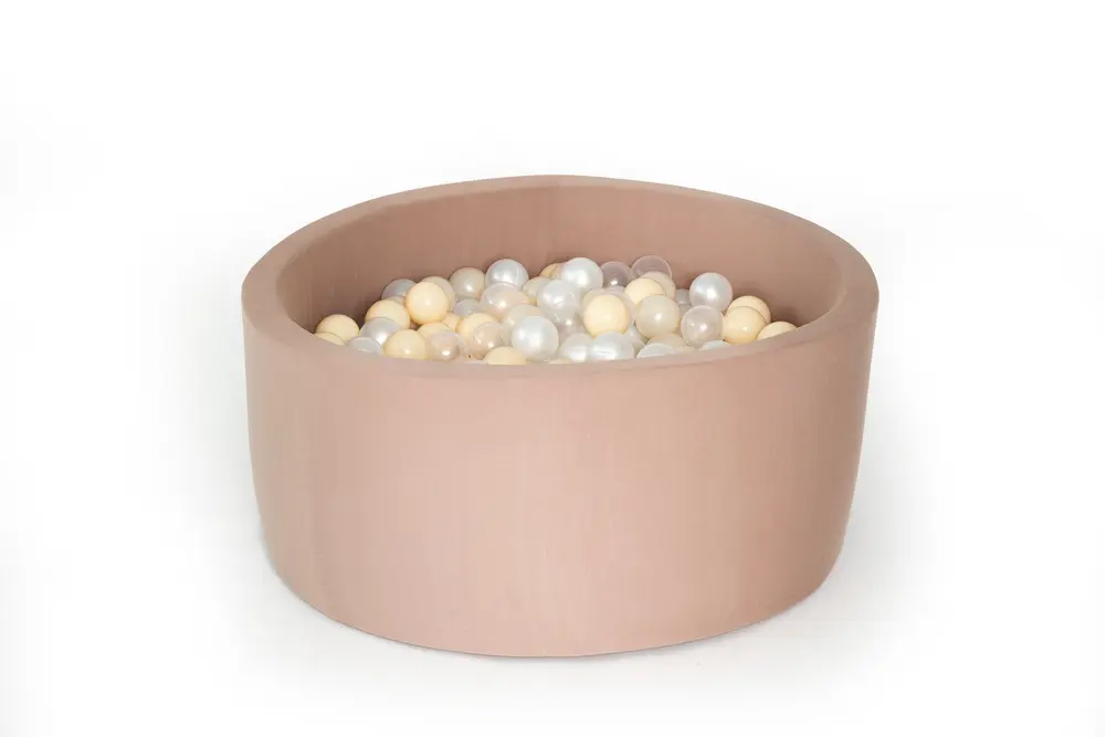 Rundt Boldbassin Med 200 Bolde  Cafe Latte fra Bekids