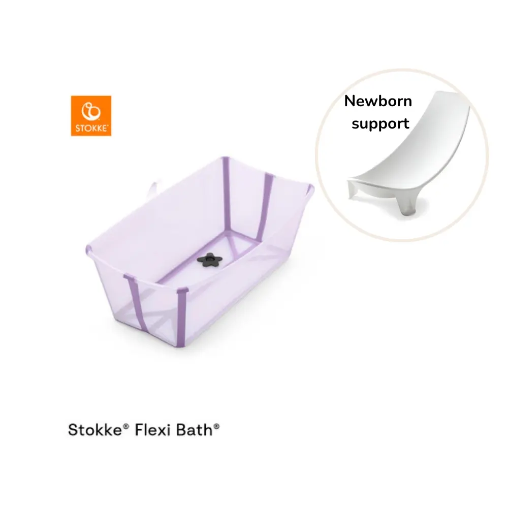 Stokke Flexibath Inkl. Newborn Support   Lavender fra Stokkeâ®