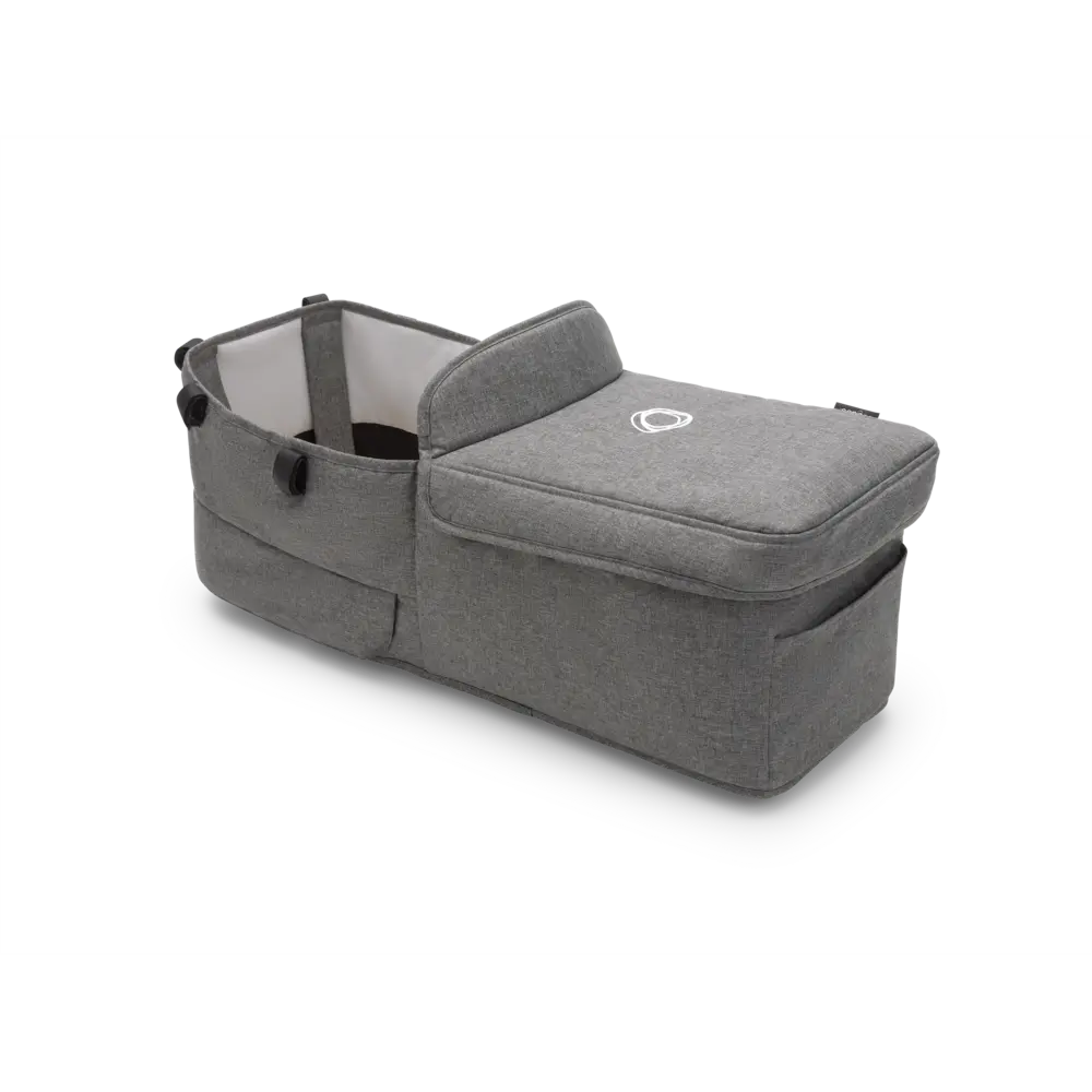 Donkey 5 Bassinet Fabric Complete   Grey Melange fra Bugaboo