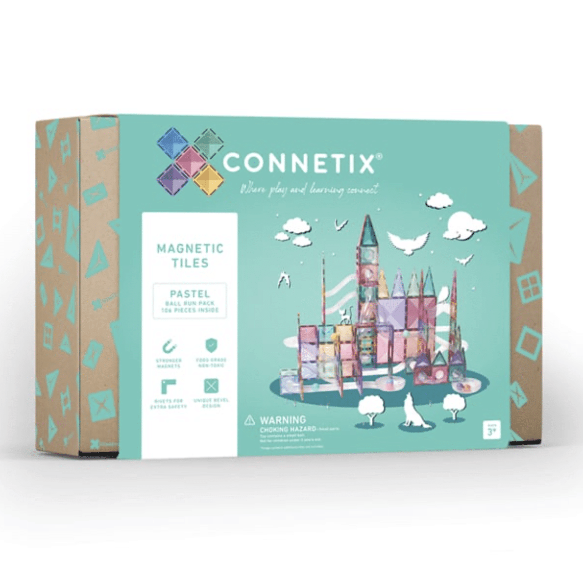 Pastel Kuglebane 106 Dele fra Connetix