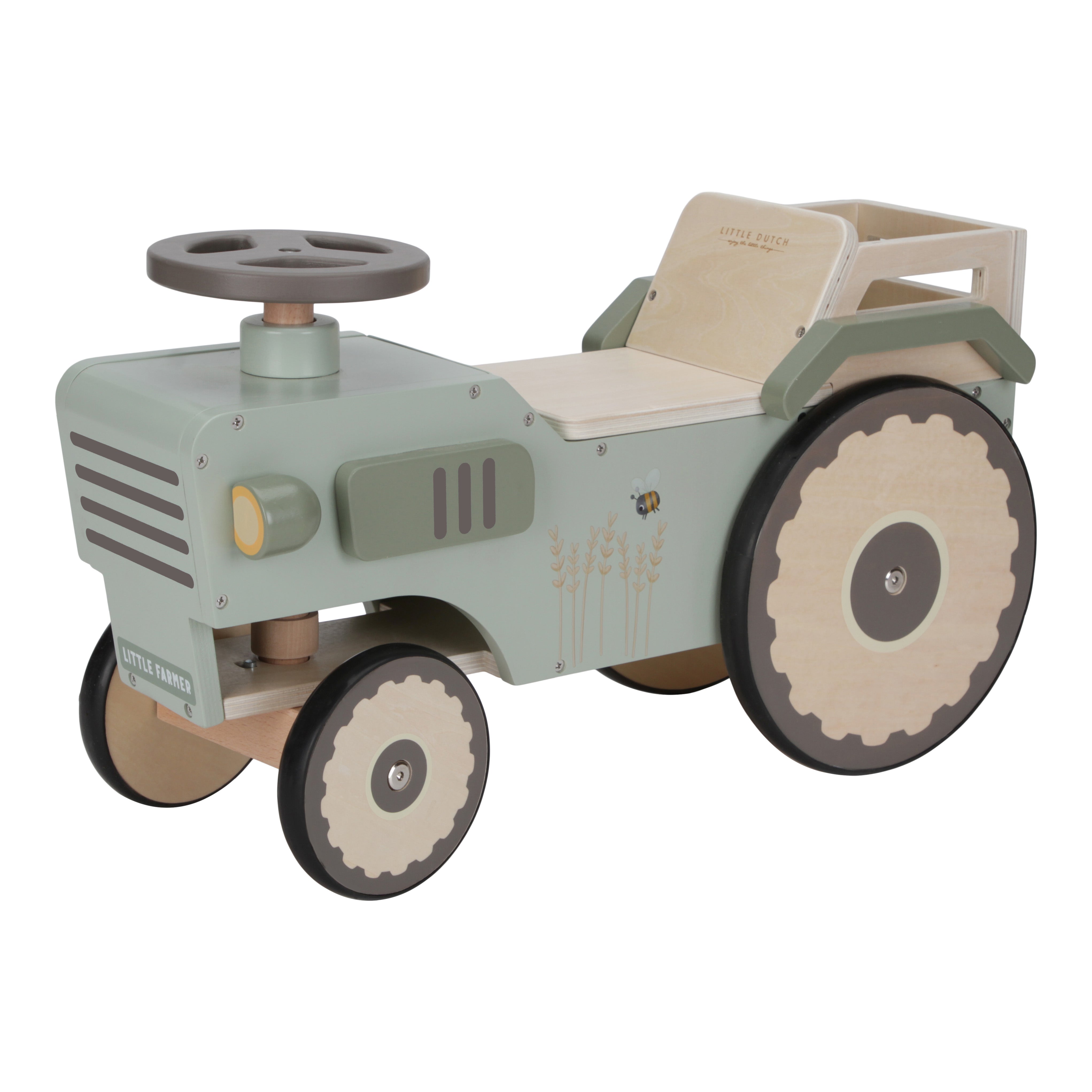 Gåvogn Traktor   Little Farm fra Little Dutch