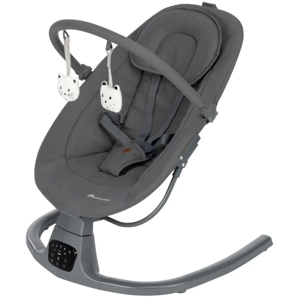 Sikker Babygynge Melilo i Mineral Graphite – Komfort og Stil