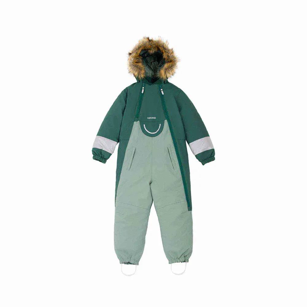 Alv Winter Playsuit   Green   98 fra Viking