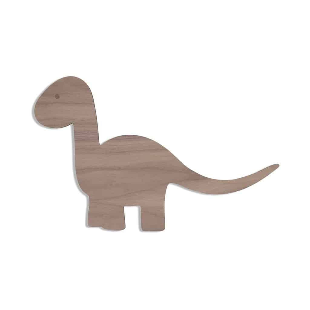 Dino Væglampe i Valnød – Hygge til Børneværelset!