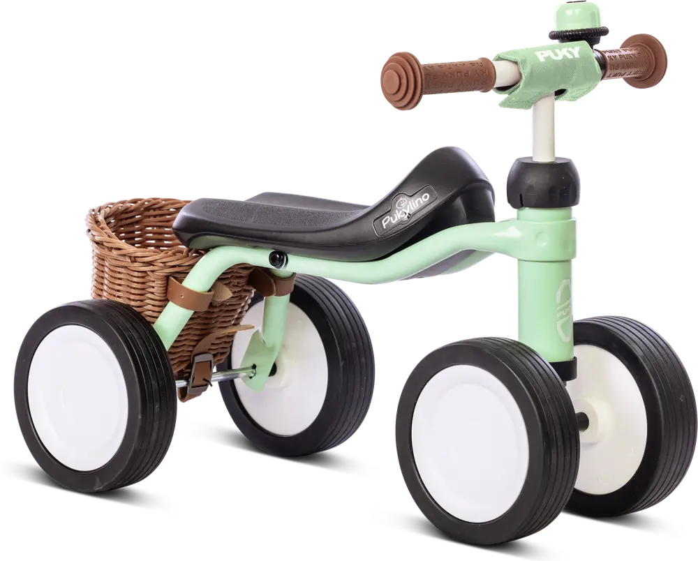 PUKY Lino Bundle – Sikker Løbecykel i Pastel Grøn